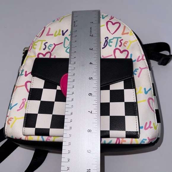 Betsey Johnson used mini backpack purse - Picture 8 of 10